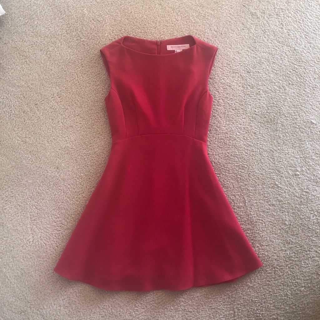 French Connection Red Cocktail Dress